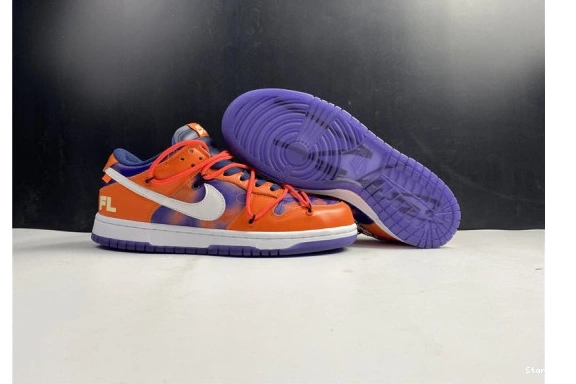 Nike  Low Perple White O-W Orange SB CT0856-801 x Dunk 0302